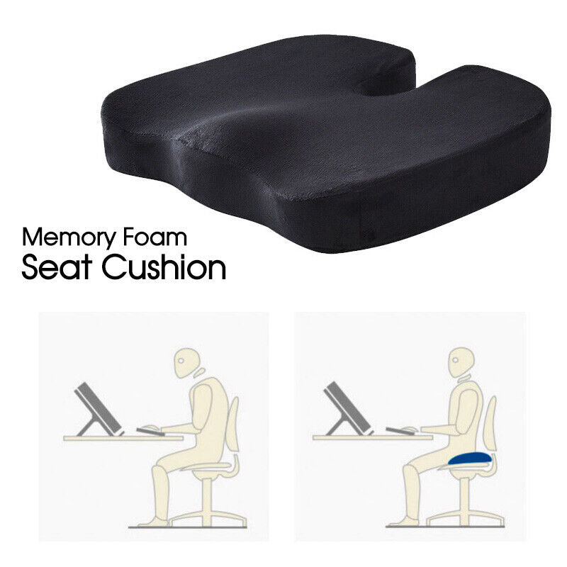 Orthopedic Seat Cushion and Lumbar Cushion Set
